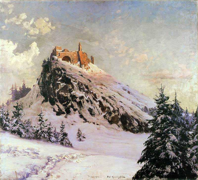 Czorsztyn Castle, Claude Monet